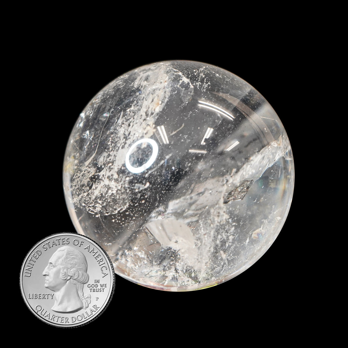 Clear orders Quartz Sphere