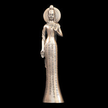 Load image into Gallery viewer, QUAN YIN WITH DIAMOND SUTRA INSCRIPTION STATUE