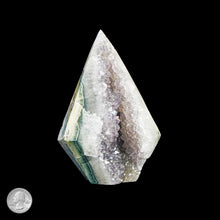 Load image into Gallery viewer, AMETHYST AND AGATE GEODE PENDULUM