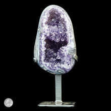 Load image into Gallery viewer, AMETHYST AND AGATE GEODE WITH HORIZONTAL BAR