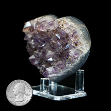 Load image into Gallery viewer, AMETHYST CLUSTER HEART