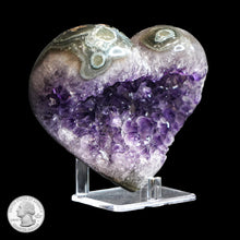 Load image into Gallery viewer, AMETHYST CLUSTER HEART