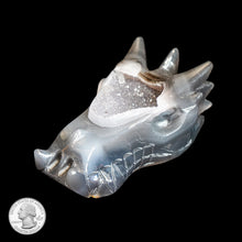 Load image into Gallery viewer, AGATE GEODE DRAGON HEART