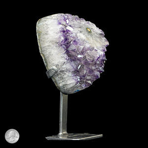 AMETHYST GEODE WITH STAR FORMATIONS
