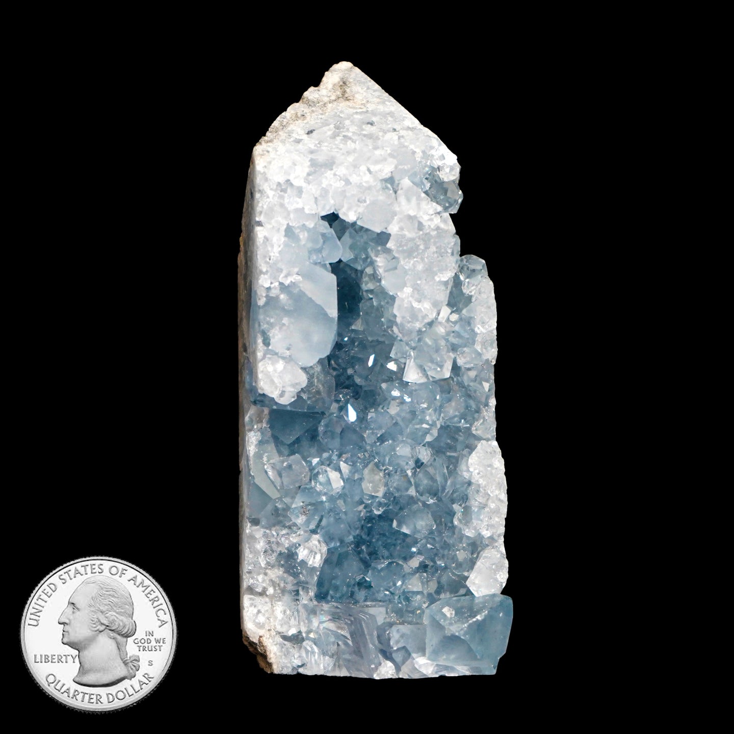 BLUE CELESTITE POINT