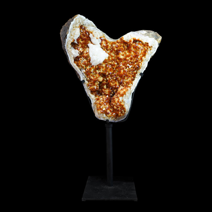 CITRINE GEODE with CALCITE FORMATIONS