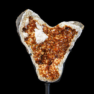 CITRINE GEODE with CALCITE FORMATIONS