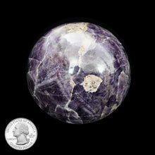 Load image into Gallery viewer, CHEVRON AMETHYST SPHERE