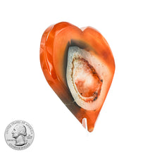 Load image into Gallery viewer, CARNELIAN DRUZY HEART