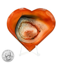 Load image into Gallery viewer, CARNELIAN DRUZY HEART