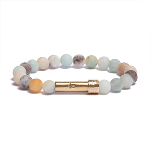 MATTE AMAZONITE INTENTION BRACELET