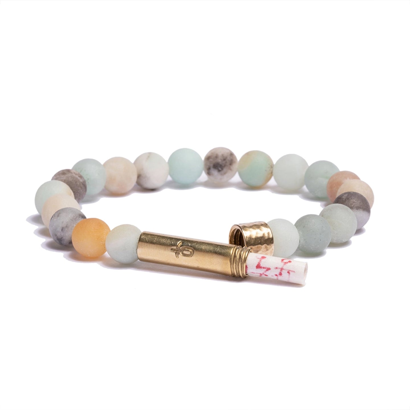 MATTE AMAZONITE INTENTION BRACELET