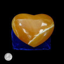 Load image into Gallery viewer, ORANGE CALCITE HEART