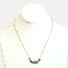Load image into Gallery viewer, RUBY AND APATITE NECKLACE