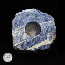 Load image into Gallery viewer, SODALITE TEA LIGHT HOLDER