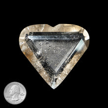 Load image into Gallery viewer, SMOKY QUARTZ FACETED HEART