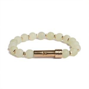 MATTE LIGHT JADE SHINE BRACELET