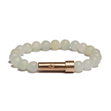 Load image into Gallery viewer, MATTE LIGHT JADE INTENTION BRACELET