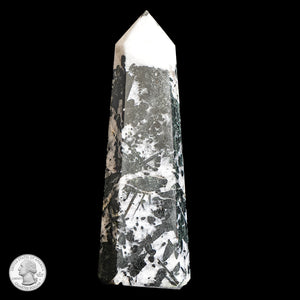 QUARTZ & BLACK TOURMALINE POINT