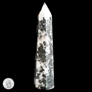 QUARTZ & BLACK TOURMALINE POINT