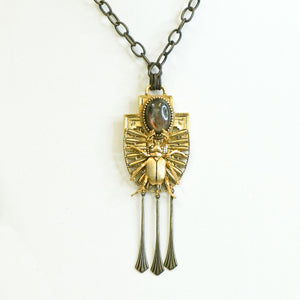 SCARAB CROSSROADS NECKLACE