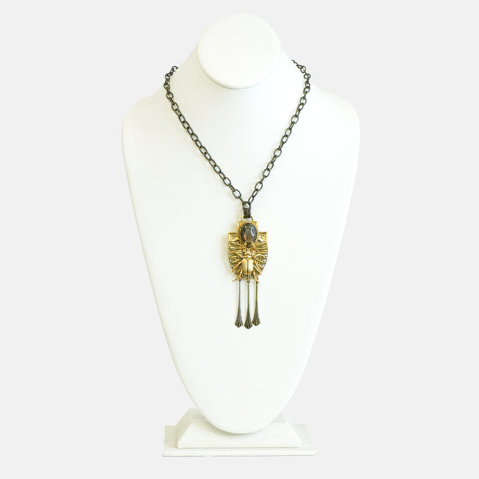 SCARAB CROSSROADS NECKLACE