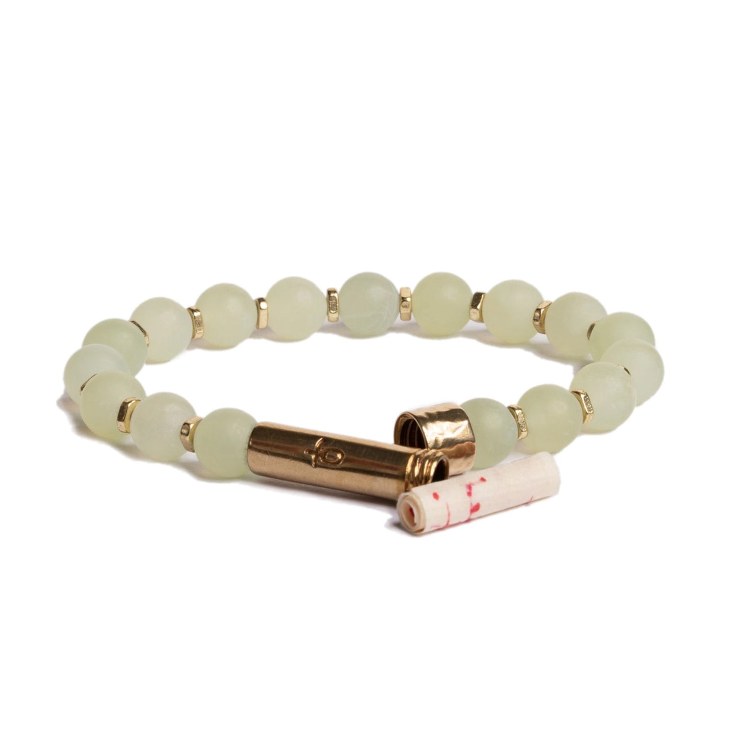 MATTE LIGHT JADE SHINE BRACELET