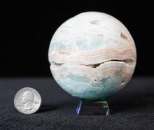 Load image into Gallery viewer, BLUE CARIBBEAN CALCITE SPHERE