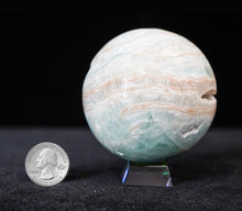 Load image into Gallery viewer, BLUE CARIBBEAN CALCITE SPHERE