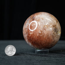 Load image into Gallery viewer, ROSE QUARTZ with ALBITE SPHERE