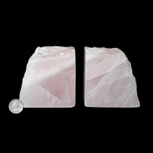 Load image into Gallery viewer, ROSE QUARTZ BOOKENDS