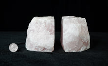 Load image into Gallery viewer, ROSE QUARTZ BOOKENDS